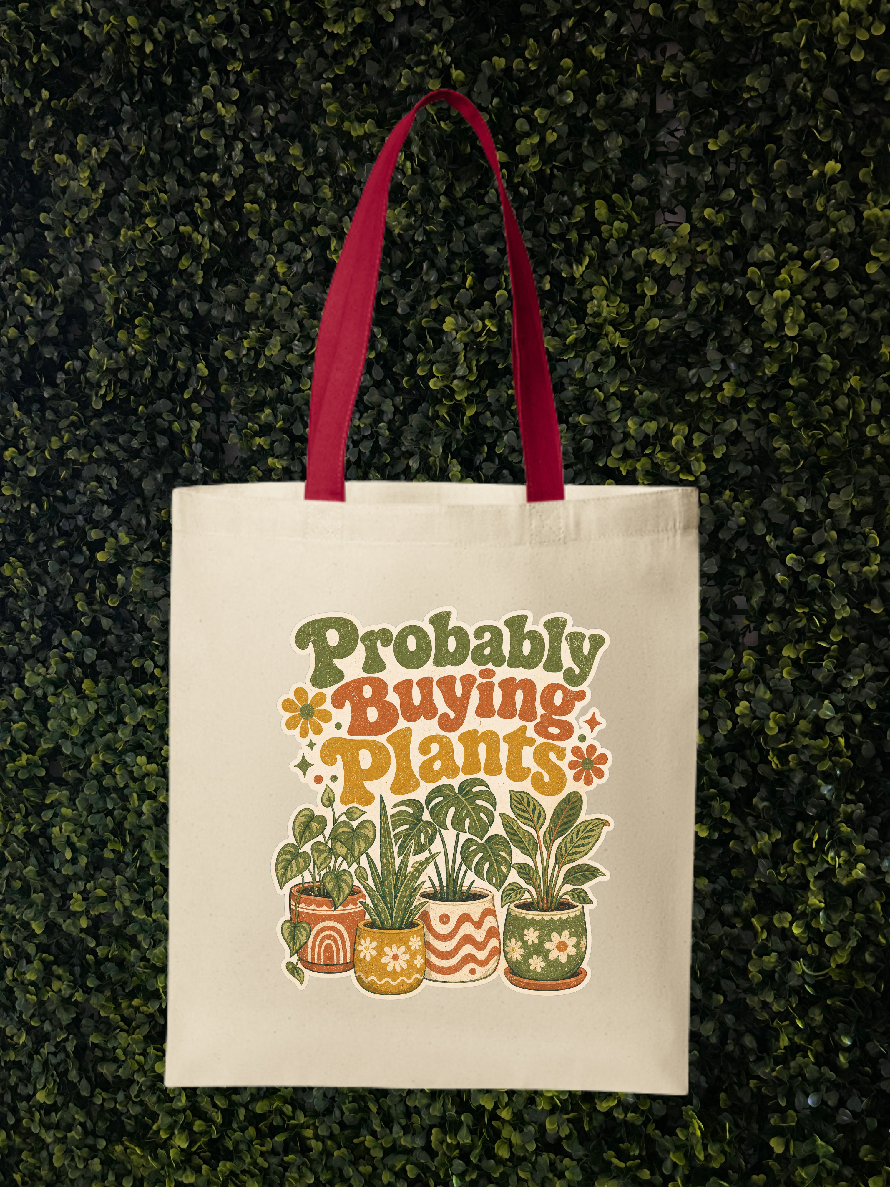 Probably Buying Plants