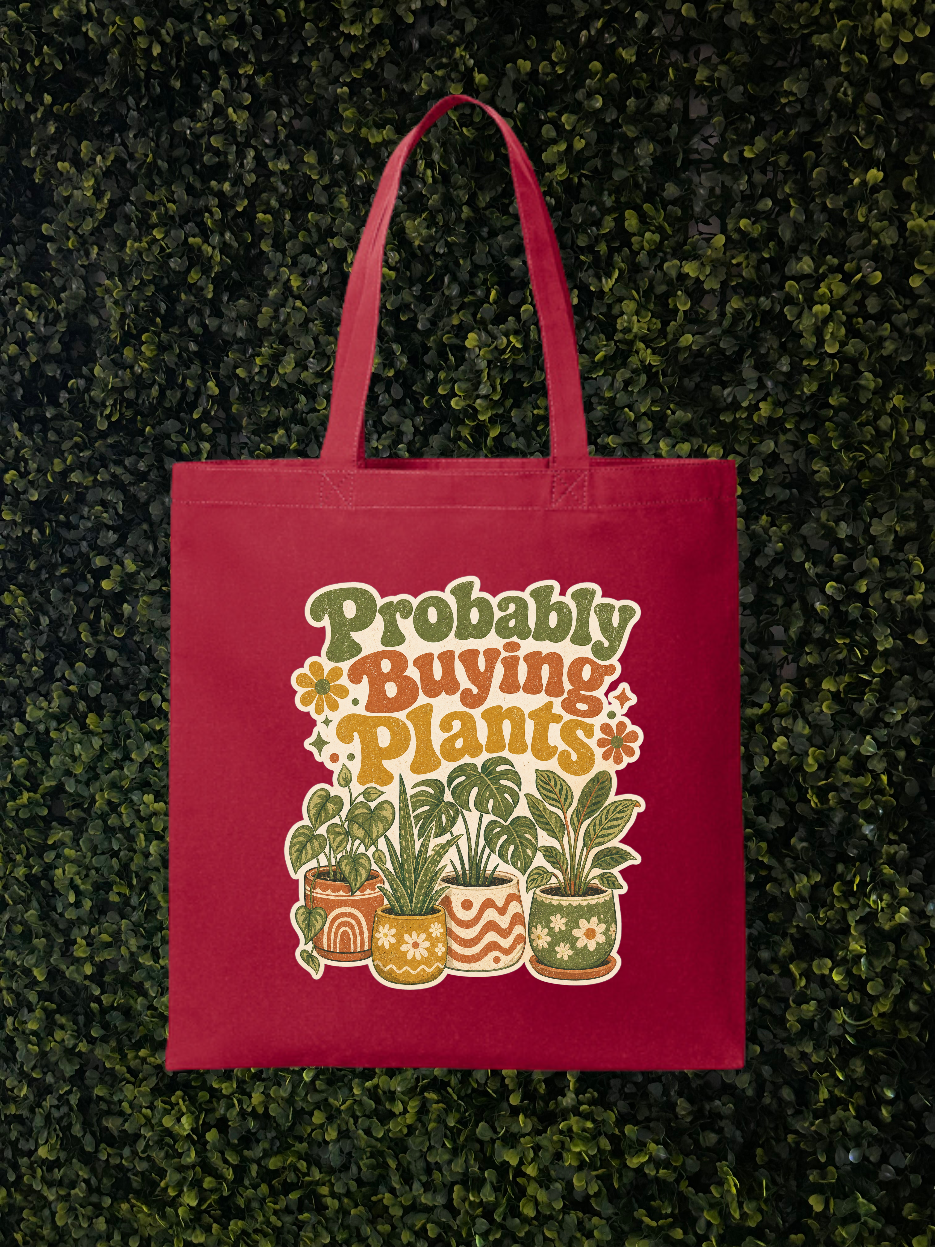 Probably Buying Plants