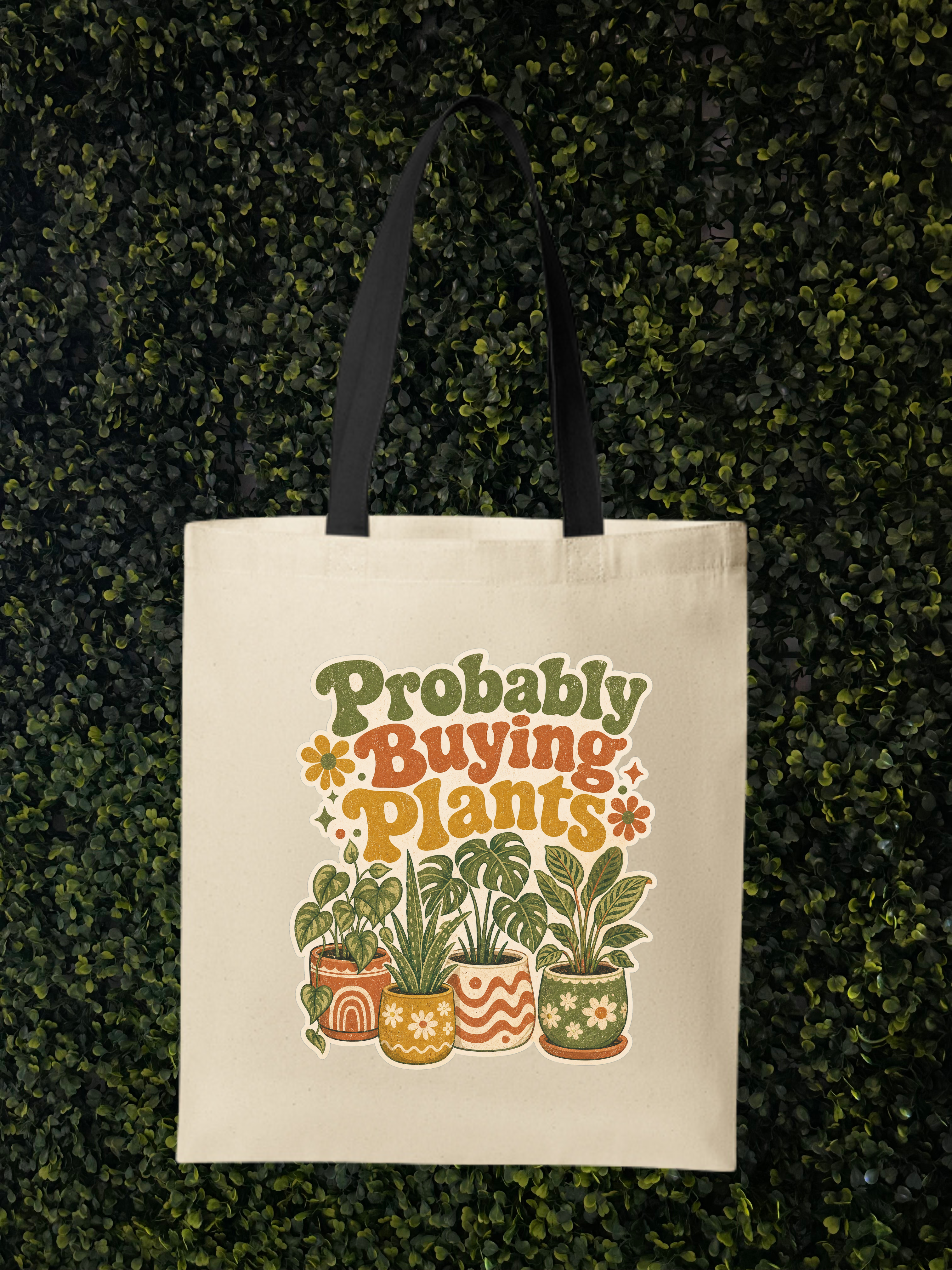 Probably Buying Plants