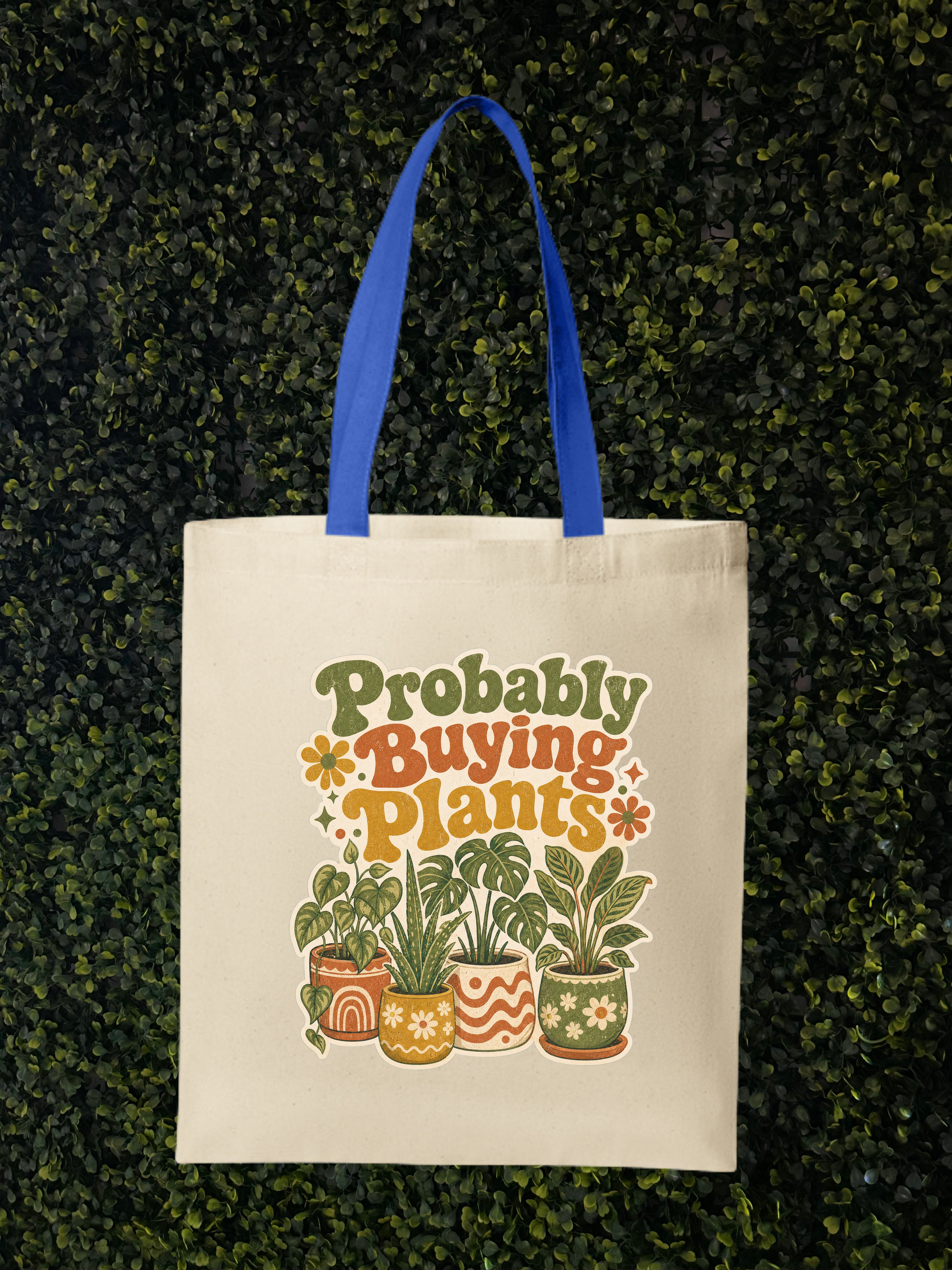 Probably Buying Plants